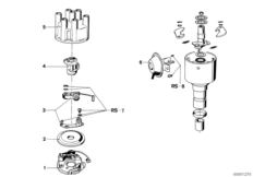 Детали распределителя зажигания