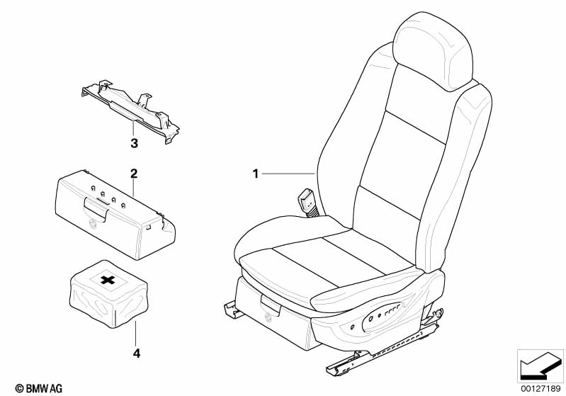 Сиденье Пд в сборе