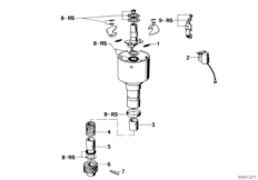 Детали распределителя зажигания
