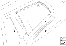 Боковое стекло неподвижное