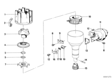 Детали распределителя зажигания