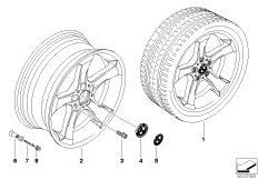 Л/c диск BMW со звездообр.спиц.диз.146