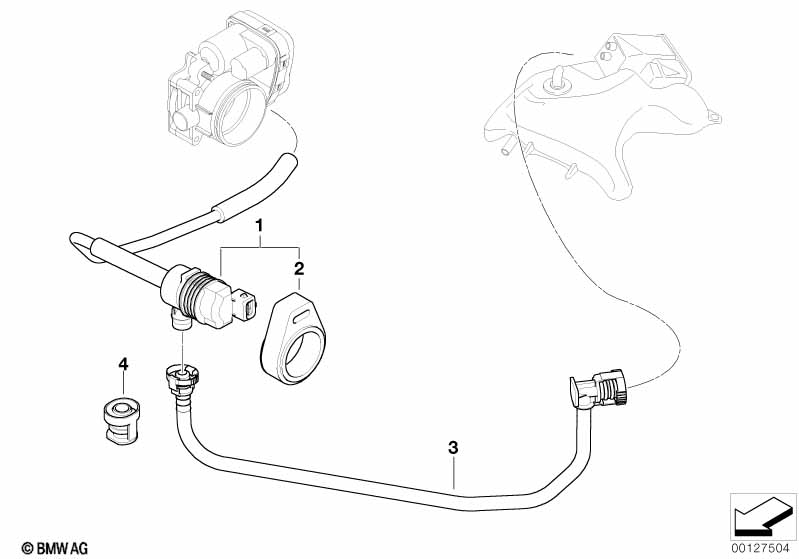Клапан вентиляции топливного бака