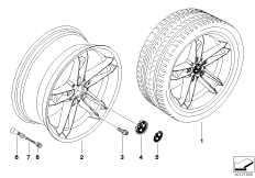 Л/c диск BMW со звездообр.спиц.диз.147