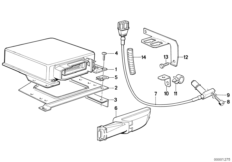 Импульсный датчик DME/элем.крепл.