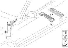 Различные детали кузова
