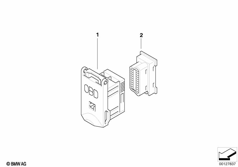 Штекер диагностического разъема
