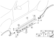 Дооснащение алюминиевым порогом - HP
