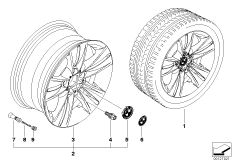 Л/c диск BMW со звездообр.спиц.диз.153