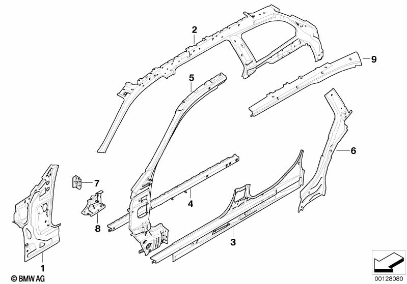 Детали бокового каркаса