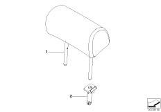 Подголовник заднего сиденья