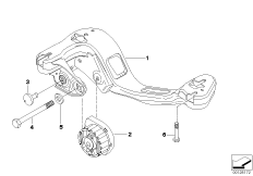 Крепление КПП, полный привод
