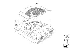 Детали центрального НЧ-динамика