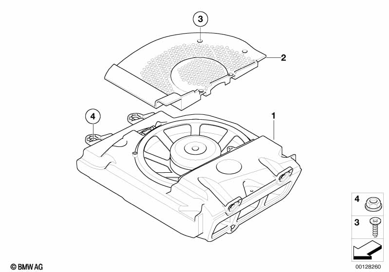 Детали центрального НЧ-динамика