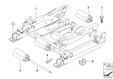Сиденье Пд направляющая сиденья