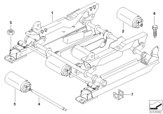 Сиденье Пд направляющая сиденья