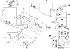 Топливный бак/фильтр с активиров.углем