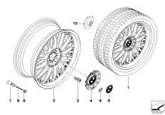 Составной диск BMW M крестообр. 101