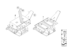 Кронштейн сателлита радиоприемника