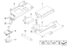 Детали SA 644 в багажнике