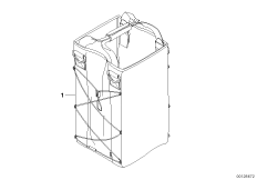 Карман для изменяемой полки за задн.сид.