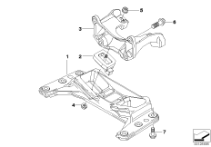 Крепление КПП