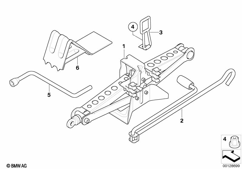 Бортовой инструмент/ домкрат