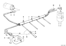 Жгут проводов высокого напряжения