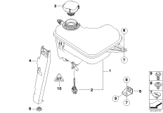 Бачок охлаждающей жидкости