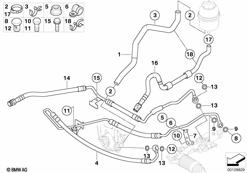 Маслопроводы гидроусилителя рул.управл.