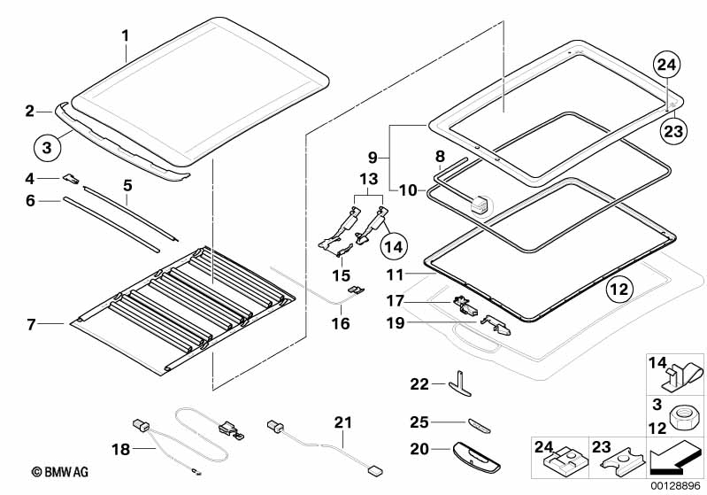Складная крыша с электропр., запчасти
