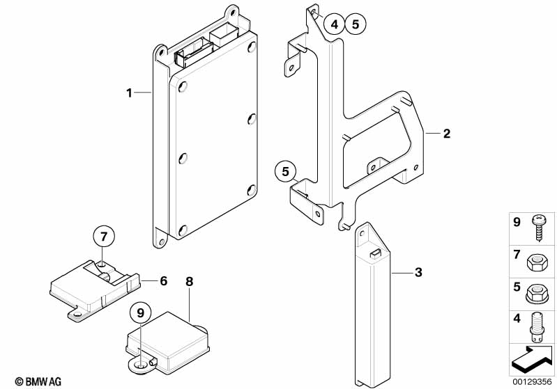 Детали SA 638 в багажном отделении