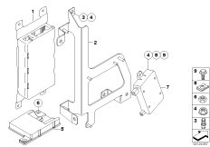 Детали SA 644 в багажнике