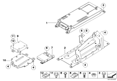 Детали SA 639 в багажном отделении