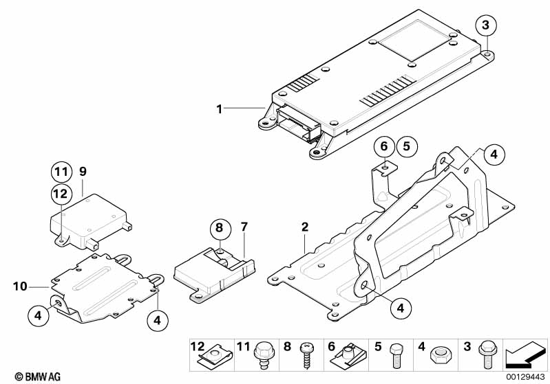 Детали SA 639 в багажном отделении