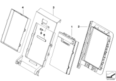 Заднее сиденье, чехол для перевозки лыж