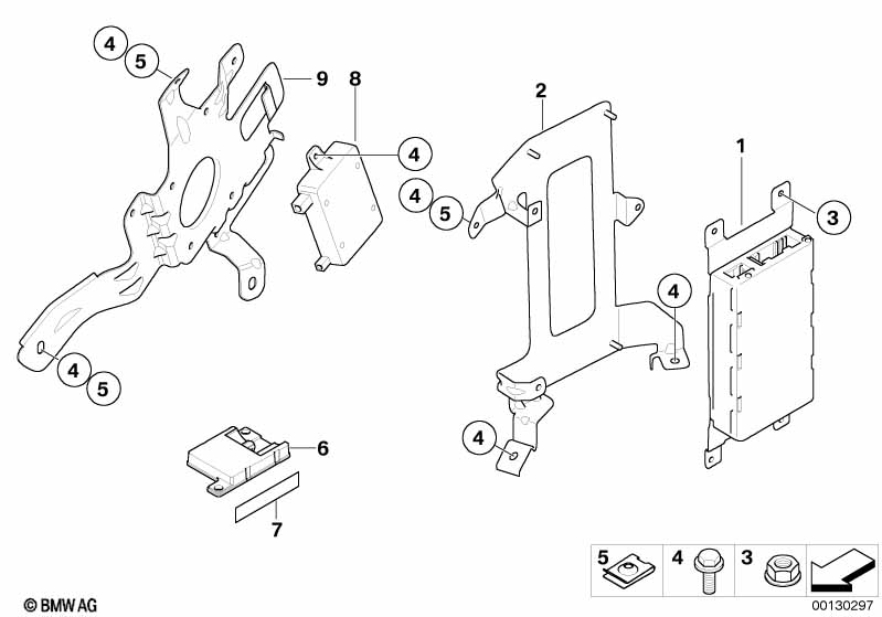 Детали SA 644 в багажнике