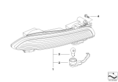 Блок задних фонарей в бампере