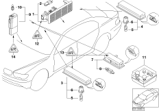 Различн.освет.прборы/коробка запасн.ламп