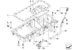 Масляный картер/маслоизмерит.приспособл.