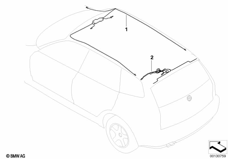 Жгут проводов крыши