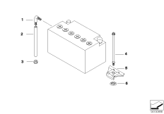 Крепление батареи и дополнит. элементы