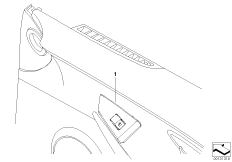 Выключатель стеклоподъемника стор.пасс.