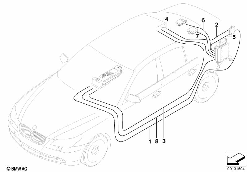 Антенный провод телефона