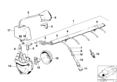 Жгут пр.в.напр./свеча заж./распределит.