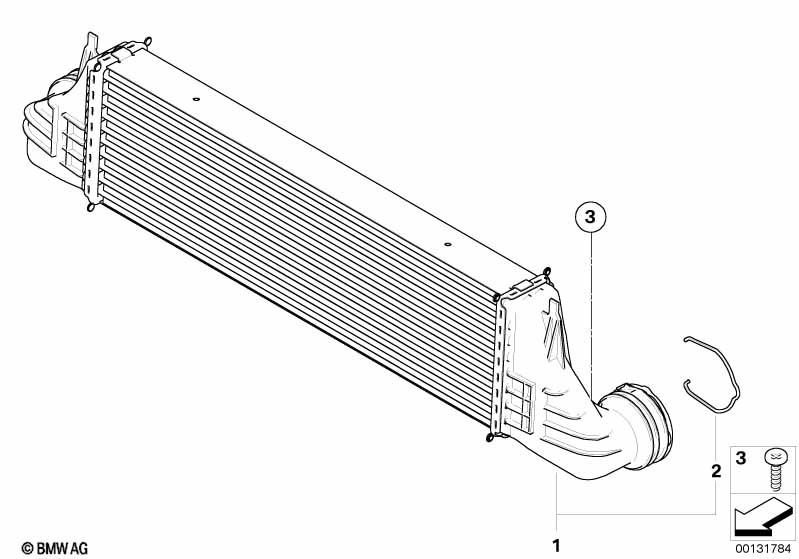 Система охлаждения наддувочного воздуха