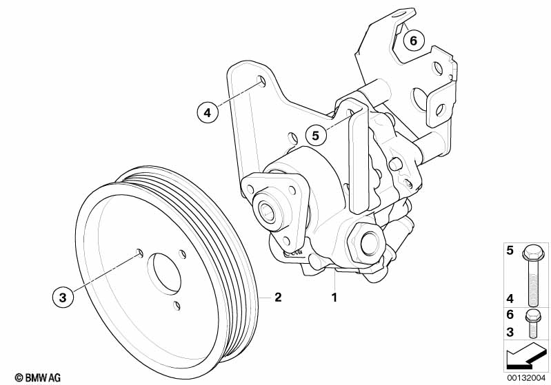 Насос гидроусилителя рулевого управления