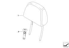 Подголовник переднего сиденья