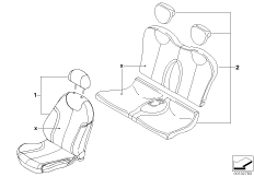Доосн.кожаной обивкой, модель MONO/ TWIN
