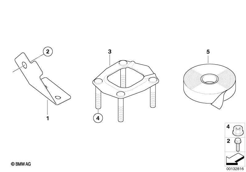 Элементы крепл.жгута проводов КПП DXC
